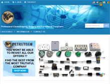 Tablet Screenshot of petrutech.com